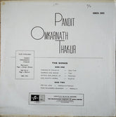 Omkarnath Thakur - Raga Todi Raga Malkauns (Vinyl) Image